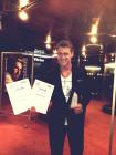 Alex Sparrow received the award Man of the Year at KinoRurik film festival in Sweden